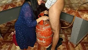 Fixed Thirsty Bhabhi's Pussy in Kitchen on New Year
