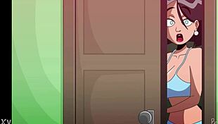 Mother-in-law catches me masturbating intensely