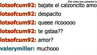 me corro rico con valerymiller en web chat, tocando mi vagina 😍