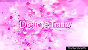 horny transsexual aline carvalho takes cock in mouth and ass