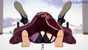 Amber and fischl amy and aether intense sex - genshin impact hentai