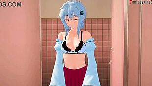 Koneko And Xenovia In Lesbian Action Hs Dxd Ntr Madness