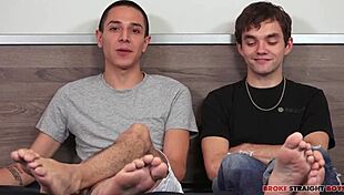 cory parker deepthroats marcus's monster cock before getting roughly fucked by the twink