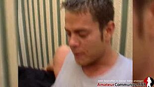 Shy blonde viki sucks tattooed cock in amateur reality blowjob