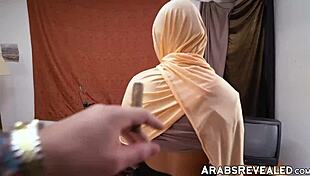 young arab babe invites monster cock between her legs