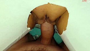 Oh wow, watch this blonde stepmom fucking in ripped leggings with dirty talk!