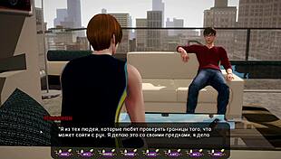 Beautiful big-boobed MILF in erotic 3D cartoon game