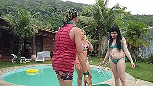 Sex in the Mansion with Snow White Behind Mike in Brazil Complete on Red