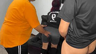 Husband Blinds Wife for Friend's Money Fuck