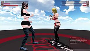 Kinky Fight Club - T1r24 - Tiffany Ambrosia Vs Julia