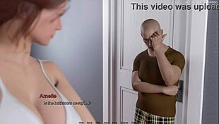 3d hentai game dude sucks close up nipple play sensual boob licking heart problems part 01