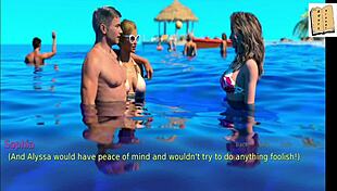 A wife and stepmother share a cartoon blonde teen story