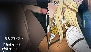 The guild's receptionist works hard in various scenes