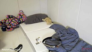 Chastity slave Lexi Grey's hardcore morning punishment and pleasure