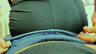 beautiful hijab malaysian girl enjoys intimate moment after gym
