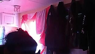 Sucking a deep load from canadian slut's blowjob