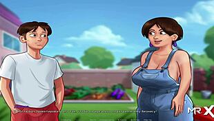 Summertimesaga mature takes intense pussy creampie in episode 2 13