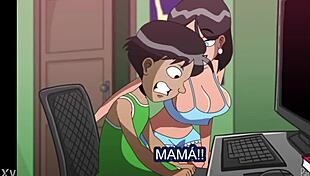 Mother-in-law catches me masturbating intensely