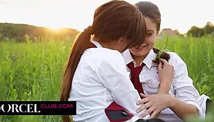 Dream Trio Featuring Two Gorgeous Brunettes In A Fun Scenario