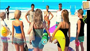 A wife and stepmother share a cartoon blonde teen story