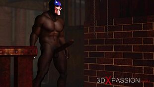 Holy! Sexy Ball-Gagged Blonde Takes BBC Deep in Basement Anal!