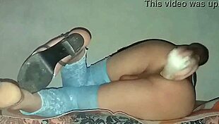 Sofi Black Sexy Slut Stretches Ass With Big Toy