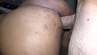 Ebony pussy in a need of white cock and internal cumshot!