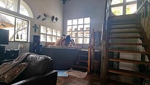 yo, spa bath turned wild with three girls, one guy, reverse gangbang interracial madness! 🛁🔥