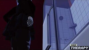 gothic babysitter in sims therapy fucks big brother 😈