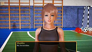 Blonde family game with small tits dynamics