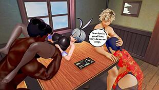 Detailed compilation of Uzaki hentai scenes with anime sound.