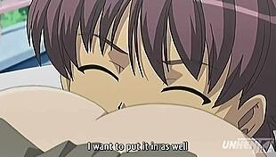 Hentai booty student at college outdoor scene