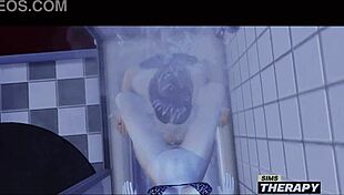 gothic babysitter in sims therapy fucks big brother 😈