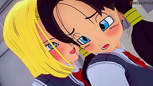 Android 18 and videl lesbian sex 2 dragon ball zex 4 watch the full 1hr movie sheer fantasyking3.