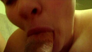 Blonde slut swallows huge cum load