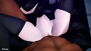 Beautiful anime babes get naughty in MMD porn videos