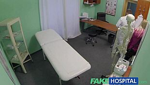fake hospital visit turned wild, hot blonde got the full naughty treatment from the doctor in hidden cam action