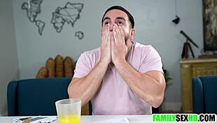 Wow, Step Son Fucks Golddigger Mom And Sister!