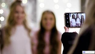 that teen lesbian got tricked by a spoiled bitch