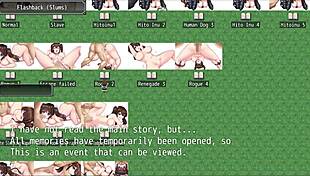 Emma continues her debt repayment with a wild gangbang involving toys and bondage outdoors