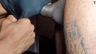 Two blacks in hot bareback fuck?