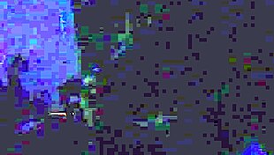 Britney Madison performs hardcore sex under blacklight.