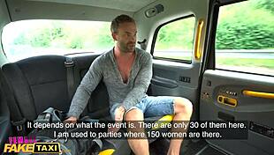 Billie Star Blowjobs Cock In Taxi Striptease With Big Ass