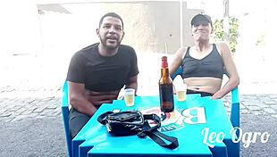 Teasing the Drunk Lesbian with My Cock