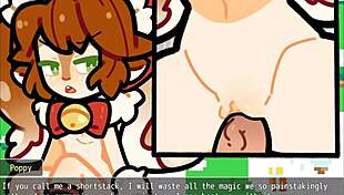 Poppy from League of Legends in Christmas Hentai Parody Covered in Hot Cum Outdoors in Snow