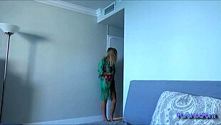 Blonde Stepmom Blows Son