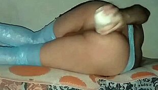 Sofi Black Sexy Slut Stretches Ass With Big Toy