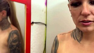 i sneaked into the dressing room and we fucked there