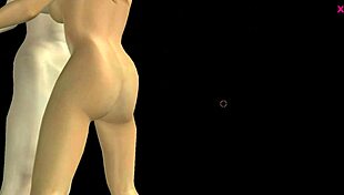 Two cute lesbian girls in 3D animation explore their desires with Hindi narration