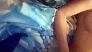 amateur couple FUCKING 18-year-old beauty on bed